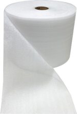 Uboxes Foam Wrap Roll, 320' x 12" Wide, 1/16" Thick, 12 Perforation, White, Roll - Image 6