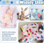 150Pcs 4" x 4" (10cm x 10cm) Cotton Craft Fabric Bundle Squares,Squares Sheets P... - Image 6