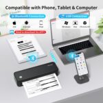 Gloryang Inkless Portable Printer for Travel, Wireless Thermal Printer Supports ... - Image 5
