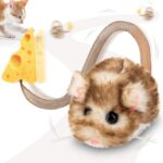 Migipaws Interactive MigiMouse Cat Toy 360° Rolling & Spin with Mesh Plastic Tai... - Image 3