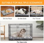 Washable Dog Bed Plush Orthopedic Outdoor Crate Mat with Non-Slip Bottom,Luxe So... - Image 3