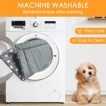 Washable Dog Bed Plush Orthopedic Outdoor Crate Mat with Non-Slip Bottom,Luxe So... - Image 4