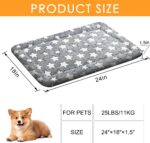 Washable Dog Bed Plush Orthopedic Outdoor Crate Mat with Non-Slip Bottom,Luxe So... - Image 8