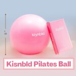 kisnbld Small Exercise Ball, 9 Inch Mini Pilates Ball, Anti Burst and Slip Resis... - Image 8