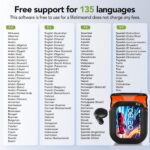 BEARTAIN NE20 Earbuds, 2025 New NE20 AI Translation Earbuds in Real Time, Langua... - Image 3