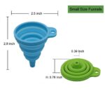 KongNai Kitchen Funnel Set 4 Pack, Small and Large, Kitchen Gadgets Accessories ... - Image 4