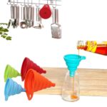 KongNai Kitchen Funnel Set 4 Pack, Small and Large, Kitchen Gadgets Accessories ... - Image 7