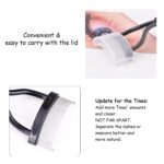 Eyelash Comb MSQ Eyelash Separator Tool Arc Designed Lash Brush Separator With C... - Image 4