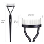 Eyelash Comb MSQ Eyelash Separator Tool Arc Designed Lash Brush Separator With C... - Image 6