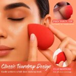 BEAKEY Makeup Sponge Set 5 Pack Micro Porous Low Absorption Soft Latex Free Foun... - Image 6