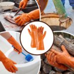 Teenyyou 2 Pair Extended Sewer Snake Gloves Non Slip and Reusable PVC Sewer Abra... - Image 7