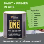 THE ONE All-In-One Paint & Primer - Dark Grey Gloss, 33.8 Fl Oz/1 Liter | 1 Coat... - Image 3