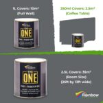 THE ONE All-In-One Paint & Primer - Dark Grey Gloss, 33.8 Fl Oz/1 Liter | 1 Coat... - Image 4