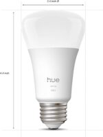 Philips Hue Smart LED A19 Bulb 4-Pack, Warm White Light 2700K, E26 Base, 9W, 810... - Image 3