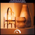 Philips Hue Smart LED A19 Bulb 4-Pack, Warm White Light 2700K, E26 Base, 9W, 810... - Image 5