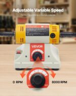 VEVOR Bench Buffer Polisher, 1/2HP Polishing and Buffing Machine, 0 to 8000RPM B... - Image 4