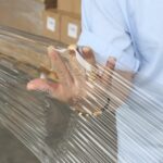 BOMEI PACK Clear Stretch Wrap Roll with Plastic Handle 18" x 1000 Feet 80 Gauge ... - Image 8