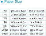 MECCANIXITY 25 Sheets Colored Copy Paper 8.5 x 11 Inch Printer Paper 80gsm Light... - Image 7