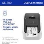 Brother QL-800 High-Speed Professional Printer, Plug & Label Feature, Genuine DK... - Image 3
