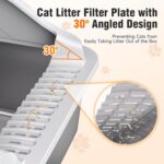 2PACK Stainless Steel Cat Litter Boxes, XL Large Metal Litter Box with High Side... - Image 9