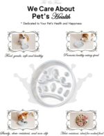 LE TAUCI Dog Bowls Slow Feeder Ceramic, 1.5 Cup Slow Feeding Bowl for Small and ... - Image 4