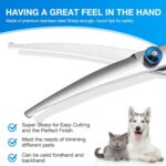Dog Grooming Scissors Curved Shears Set Rounded Trimming Scissors for Profession... - Image 7
