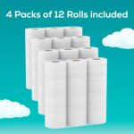 Angel Soft Toilet Paper with Fresh Lavender Scented Tube, 48 Mega Rolls = 192 Re... - Image 3