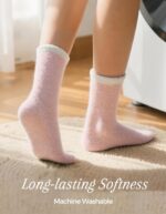 TEHOOK Warm & Cozy Gifts for Women, Fluffy Fuzzy Plush Sleeping Slipper Socks - ... - Image 7