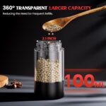 Electric Salt and Pepper Grinder Set Automatic Grinder for Kitchen Battery Peppe... - Image 5