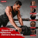 VINSGUIR Ab Roller Wheel, Abs & Core Workout Equipment for Home Gym with Knee Pa... - Image 4