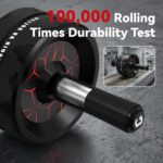 VINSGUIR Ab Roller Wheel, Abs & Core Workout Equipment for Home Gym with Knee Pa... - Image 6