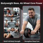 VINSGUIR Ab Roller Wheel, Abs & Core Workout Equipment for Home Gym with Knee Pa... - Image 7