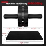 VINSGUIR Ab Roller Wheel, Abs & Core Workout Equipment for Home Gym with Knee Pa... - Image 8