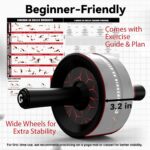 VINSGUIR Ab Roller Wheel, Abs & Core Workout Equipment for Home Gym with Knee Pa... - Image 9