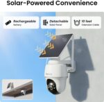 REOLINK 5MP Solar Security Cameras Wireless Outdoor, 360° Pan Tilt Auto-Tracking... - Image 5