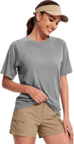 Kinglaman 5/6 Pack Workout Tops Gym Shirts for Women Dry Fit UPF 50+ Sun UV Prot... - Image 3