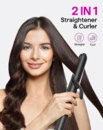 Wavytalk 5 in 1 Curling Iron Set with Thermal Brush and 4 Interchangeable Cerami... - Image 5