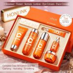 6-Piece Hydrating Vitamin C Skincare Set with Niacinamide, Daily Face Care Routi... - Image 3