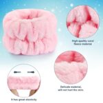 Dorbetar 4 Pcs Wrist Bands for Washing Face, Microfiber Wrist Towels for Washing... - Image 3