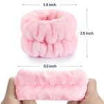 Dorbetar 4 Pcs Wrist Bands for Washing Face, Microfiber Wrist Towels for Washing... - Image 5