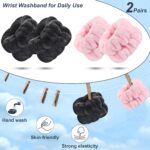 Dorbetar 4 Pcs Wrist Bands for Washing Face, Microfiber Wrist Towels for Washing... - Image 7