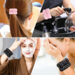 Dorbetar 4 Pcs Wrist Bands for Washing Face, Microfiber Wrist Towels for Washing... - Image 8