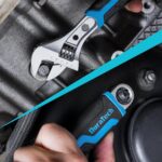 DURATECH 8 Inch Adjustable Wrench, 3-in-1 Spanner with Box End/Hex Function, CR-... - Image 7