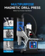 ZELCAN Mag Drill Press, 1550W Portable Magnetic Drill Press with 2" Boring Diame... - Image 3