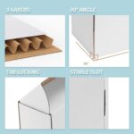 WIFTREY 50 Pack 7x5x4 Shipping Boxes for Small Business Packing, White Corrugate... - Image 5
