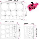 Tamaki Circle Template Circle Round Stencil Templates for Drafting for Office an... - Image 3