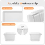 A-LuGei 【Military Grade】 Drawer Organizer, 【𝟱𝗦𝗶𝘇𝗲】 Makeup organizer, 【Holds 177 ... - Image 7