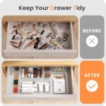 A-LuGei 【Military Grade】 Drawer Organizer, 【𝟱𝗦𝗶𝘇𝗲】 Makeup organizer, 【Holds 177 ... - Image 8