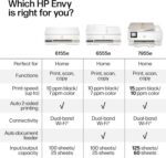 HP Envy 6155e Wireless All-in-One Color Inkjet Printer, Portobello, Print, scan,... - Image 9