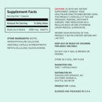 Amazon Elements Vegan Biotin 5000 mcg for Hair, Skin, and Nails, 130 Capsules, 4... - Image 3